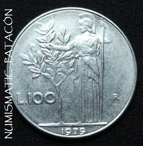 Np* Moneda Italia - 100 Liras 1979 - Km# 96 (Usado)