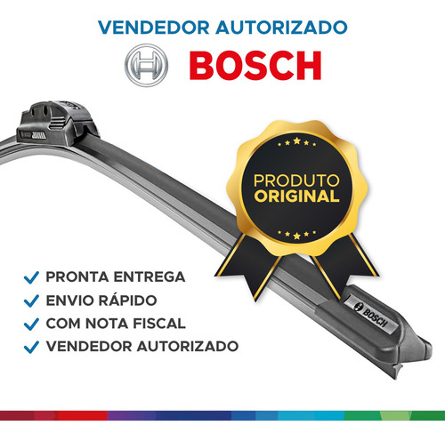 Par Palhetas Limpador Parabrisa Bosch Picanto 2006 A 2011