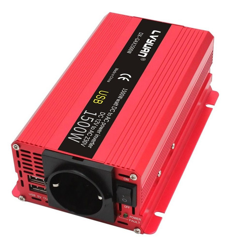 1500w Dc 12v A Ac 220v Inversor De Corriente Convertidor Car