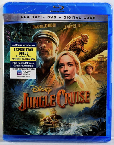 Blu Ray Jungle Cruise Dvd Original Disney 