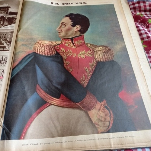 Rotograbado Oleo Simon Bolivar Slp 1939