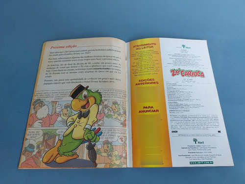 Antigo Gibi Zé Carioca Nº 2165 Editora Abril Disney 2000 (Usado)