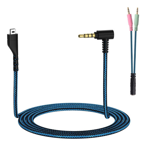 Cable Repuesto Para Steelserie Arctis 3 5 7 Audio Trenzado