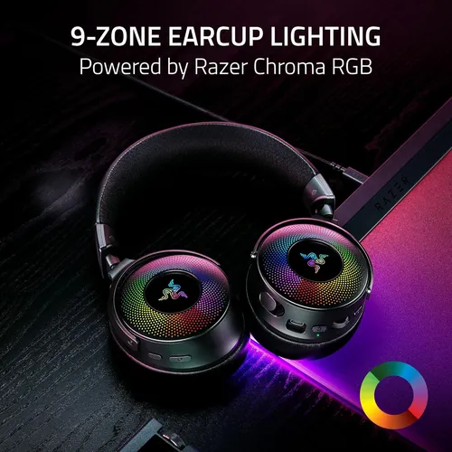 Auriculares Razer Kraken V4 Pro Con Control Hub Negro