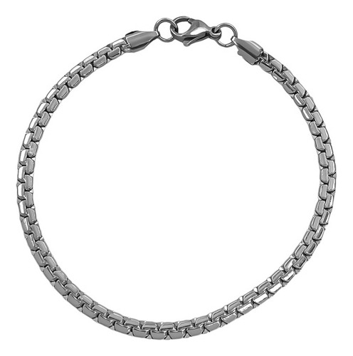 Pulsera Escamada 4mm-23cm Acero Quirurgico C:7976