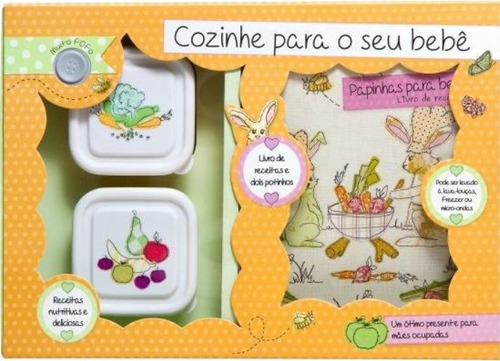 Cozinhe Para O Seu Bebe - Papinhas - Dcl: Livro + Potinhos, De Parragon Books. Editora Editora Dcl - Difusao Cultural Do Livro Ltda, Capa Mole, Edição 1 Em Português