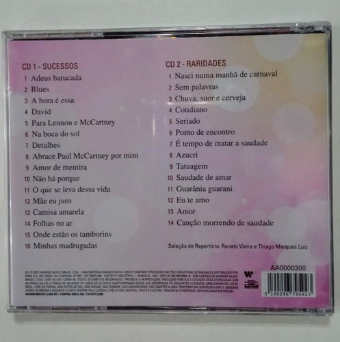 Cd Célia - Uma Antologia - Sucessos & Raridades - 2 Cd´s