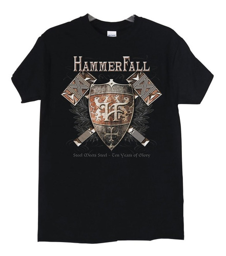 Polera Hammerfall Steel Meets Steel Metal Abominatron