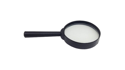 Lupa Lente De Mano Contorno Y Mango De Plástico Ø 90mm