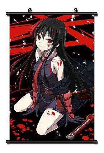 Posters Mxdza Anime Japonés Akame Ga Kill Pintura De Tela A