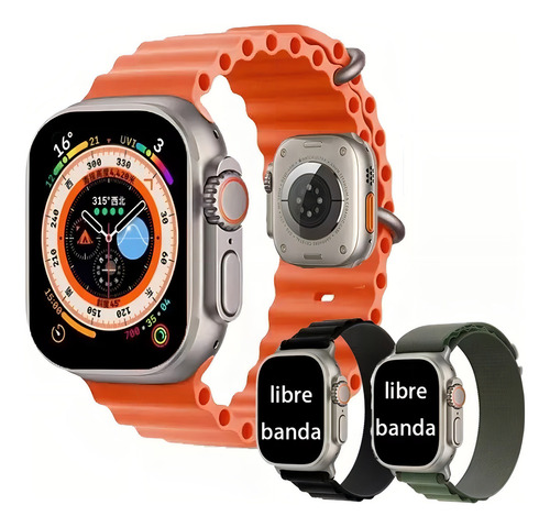 Smartwatch Serie S8 Ultra Pro Smart Smart Watch Hombre Caja Color Al Azar Correa Color Al Azar Bisel Color Al Azar Diseño De La Correa Milanese
