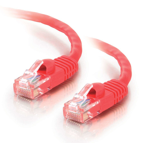 Cable De Conexión Snapless C2g Cat5e 350 Mhz, Rojo, 30 Pies