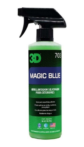 Magic Blue - 3/4 Litros Revividor De Cubiertas 3d