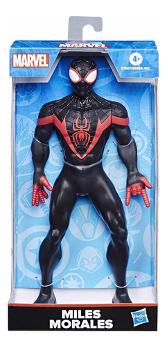 Figura Marvel Olympus Miles Morales Hasbro, Preto E Vermelho