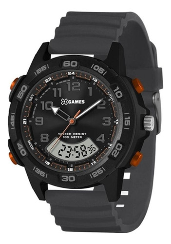 Relógio Masculino X-games Cinza Digital Pulseira Silicone