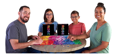 Roseart Rose Jigsaw Puzzle 1000pc Colorido Building Block To