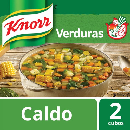 Pack X 48 Unid. Caldo  Verdura 2 Un Knorr Caldos Y Sopas