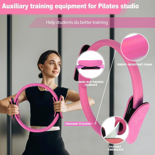 Juego De Anillo De Pilates, 5pcs Pilates Kit, Aro Pilates Y