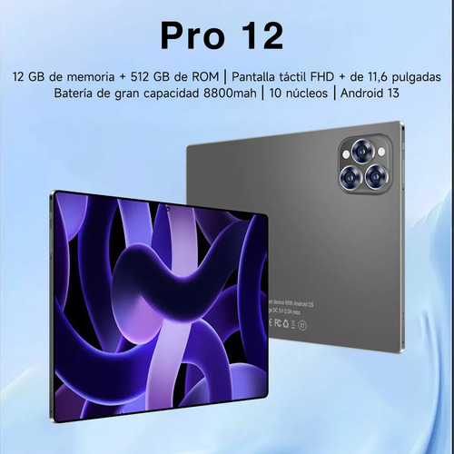 Hancdon Tablet Pro12 11.6 Android 12gb Ram 512gb Dual Sim5g