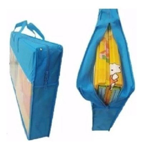 Tapete Portátil Educativo Dobrável 180cm X 117cm Com Bolsa