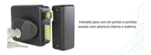 Fechadura Ppa Eletrônica Elétrica Tipo Intelbras Hdl C90 Agl