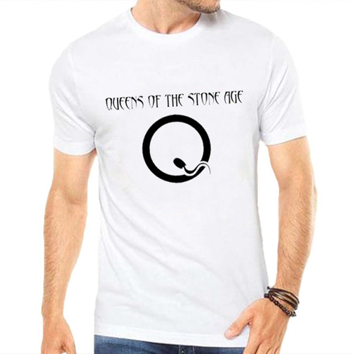 Camiseta Masculina Queens Of The Stone Age - 100% Algodão