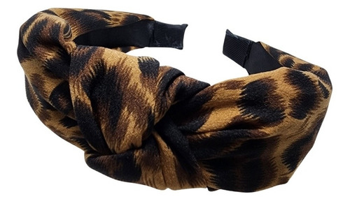 Diadema Anudada Animal Print