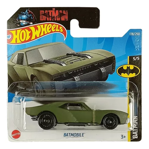 Carrinho Hotwheels Batman Batmóvel Verde Filme The Batman