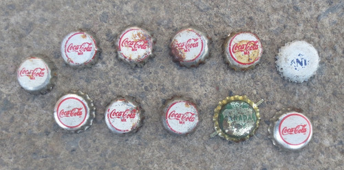 Lote De Mini Fichas De Refresco Coca-cola Decada De Los 70's