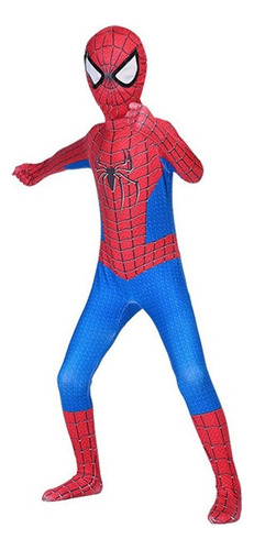 Disfraz Superhéroe Spider Niño Traje Cosplay Héroes Fiestas