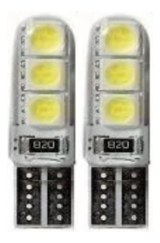 Lâmpada T10 6leds 4041 Smd 6000k - Autovex