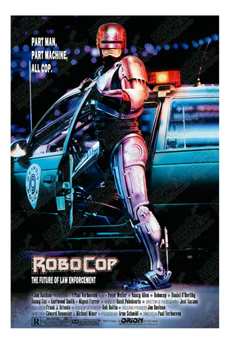 Poster Decorativo Diseño Cine Clásico Película Robocop 1987