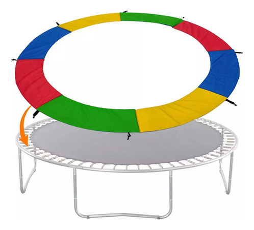' Almohadilla Protectora De Resorte De Trampolín De 8 Pies