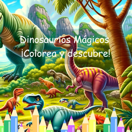 Dinosaurios Mágicos: ¡colorea Y Descubre! (spanish Edi 71a9v