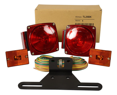 Tl29bk Kit De Luces Traseras Combinadas Rojas