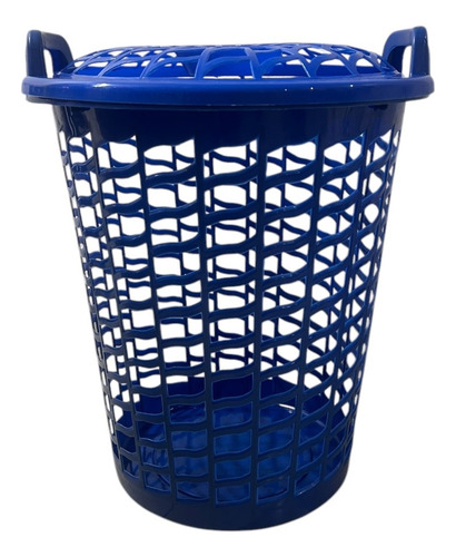 Cesto De Plástico Para Ropa Sucia Azul Cesto Azul