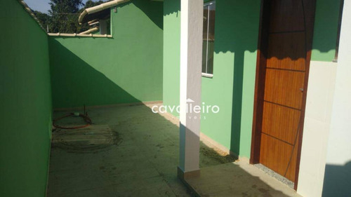 Casa Com 2 Dormitórios À Venda, 56 M² Por R$ 210.000,00 - Bambuí - Maricá/rj - Ca4122