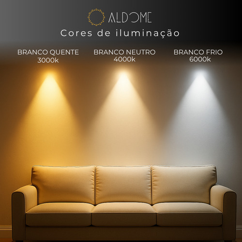 Luminária Pendente Led Cristal Cilíndrico Lavabo Quarto 3em1