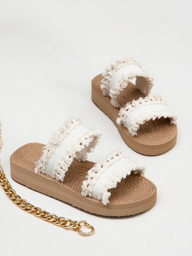 Sandalias De Mujer Playa Moda Chanclas Cómodos De Verano