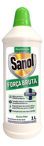 Desinfetante Força Bruta Suave Sanol 1 Litro