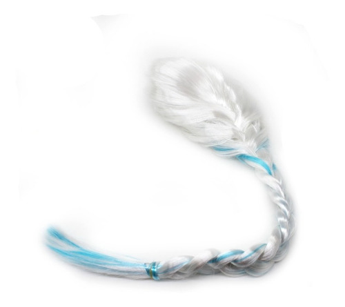 Imagen 2 de 2 de Disfraz Peluca Frozen Halloween Fiesta Princesa Mp366