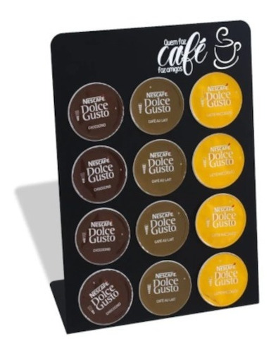 Porta Cápsulas De Café De Mesa Dolce Gusto Preto