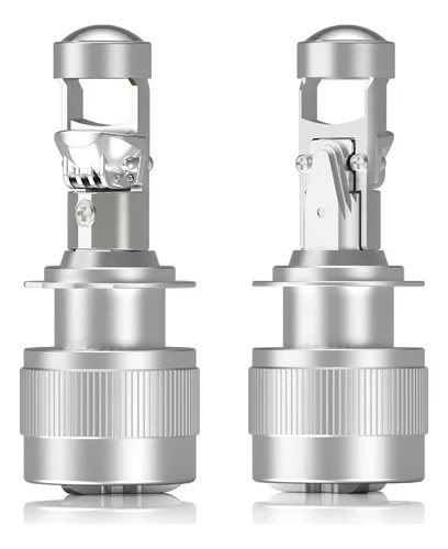 Kit Lamparas Cree Led Proyector C/ Lupa Cooler H7