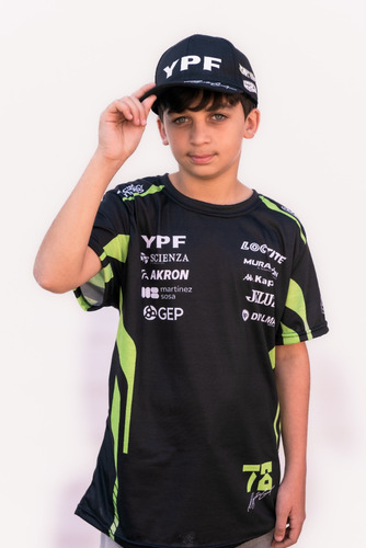 Imagen 2 de 5 de Remera Oficial Agustin Canapino Tc 2023 Niños