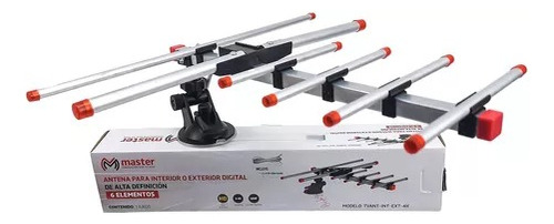 Antena Exterior Digital Hd 6 Elementos Tvant-int-ext-4k