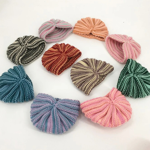 Gorro De Punto Para Bebés Cálido Y Resistente Al Viento 1