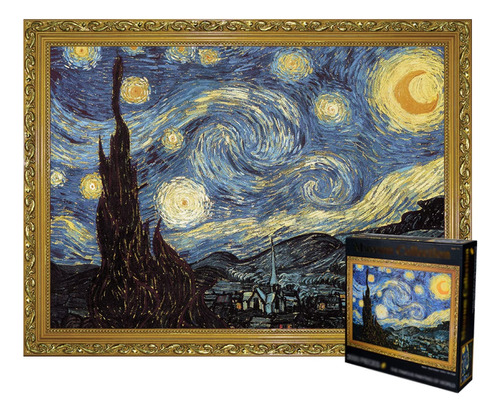 Puzzle Cuadro De La Noche Estrellada De Van Gogh 300 Pcs