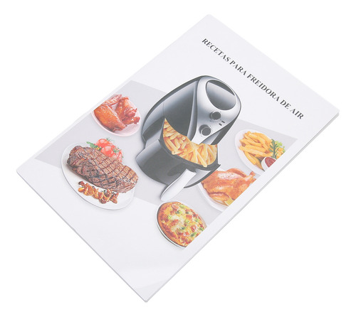 Libro De Cocina Air Fryer, 32 Recetas, Imágenes En Color, Co