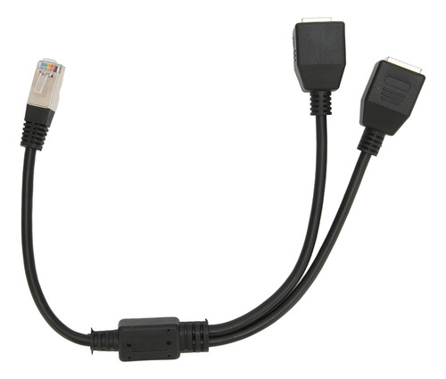 Cable Divisor Ethernet Rj45 De 1 A 2 Puertos Hembra Estable