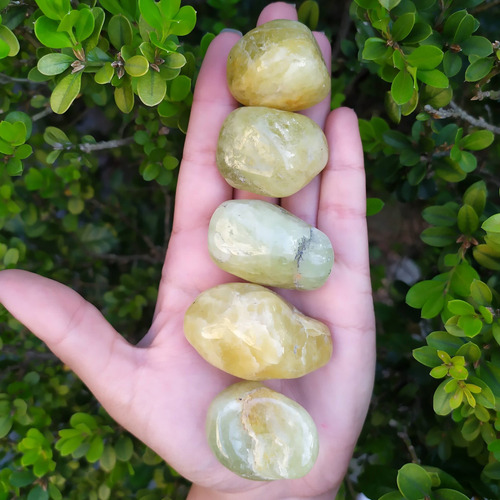 Pedra Rolada Heliodoro / Berilo - Cristal Da Sabedoria